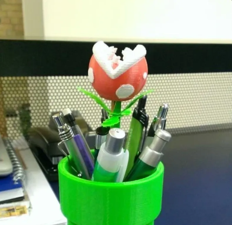 Piranha Plant Pencil Topper, photo 3 of 4 - Piranha Plant Pencil Topper Household