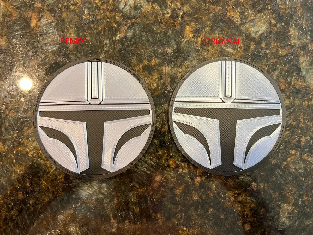 Updated Mandalorian Coaster Funko Style, photo 2 of 3 - Updated Mandalorian Coaster Funko Style Household