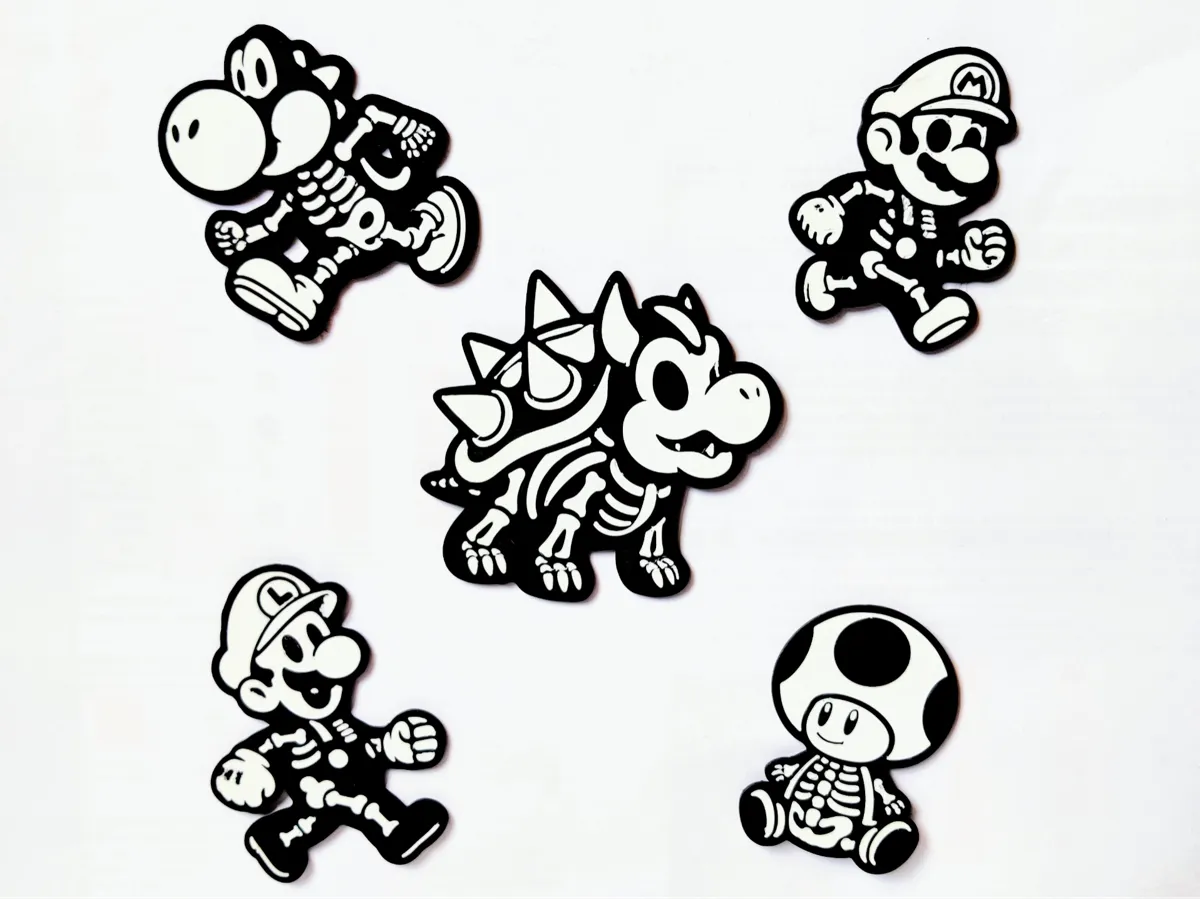Mario Universe Skeletons - Mario & Nintendo Keychains, in stock in India