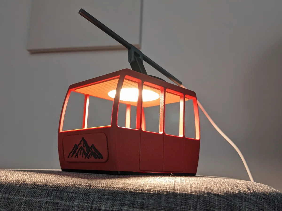 Ski Gondola Night Lamp - Decor, in stock in India