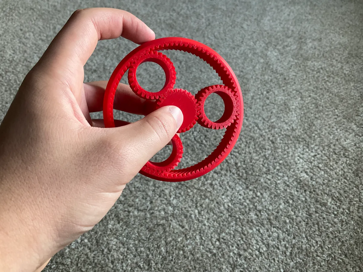 Gear Fidget Spinner, photo 3 of 3 - Gear Fidget Spinner Toys & Games