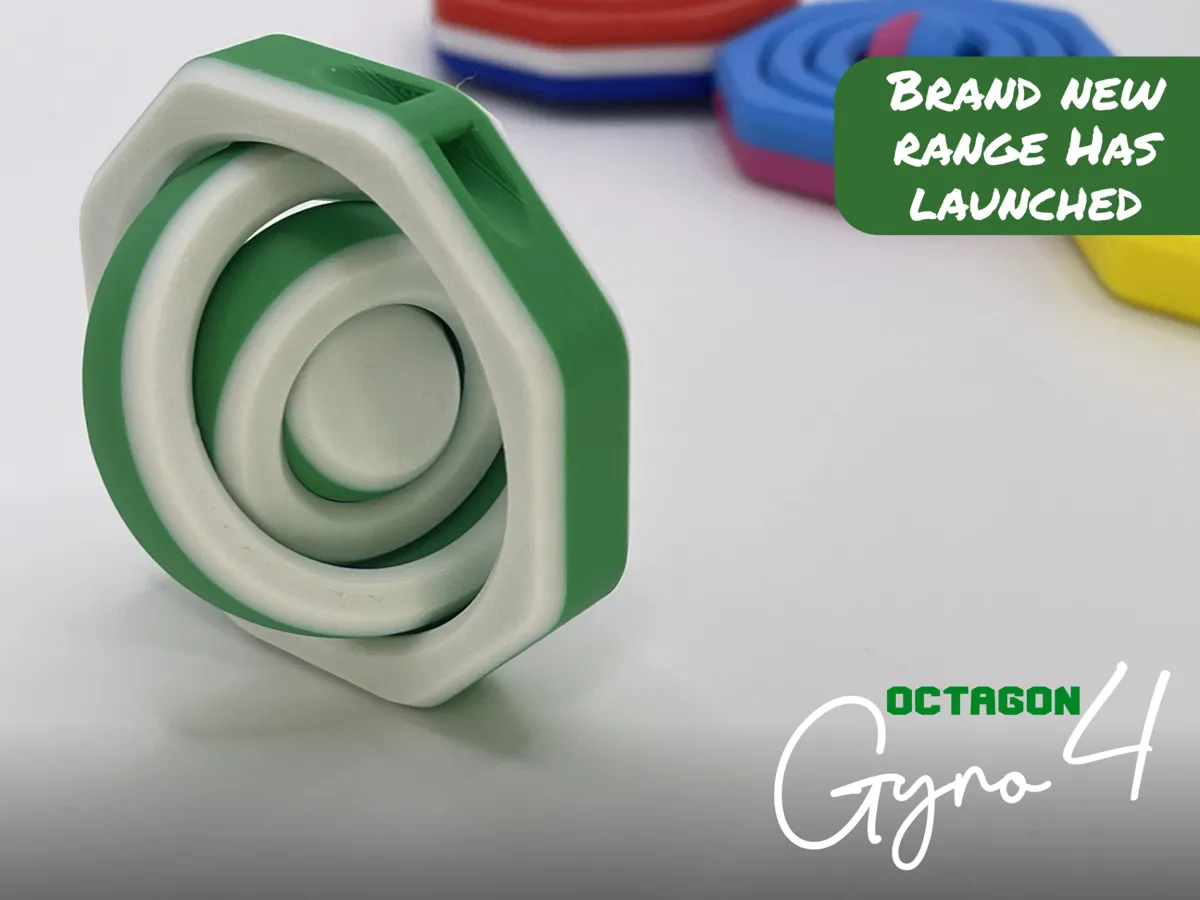 Gyro4 Octagon Fidget Spinner - Hand Spinners, in stock in India