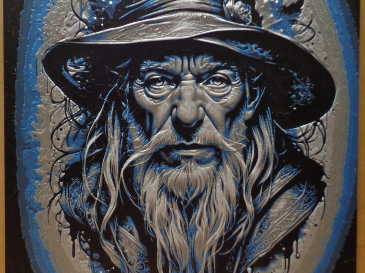Hueforge Gandalf Lord of the Rings Fan Art - Photo Art & Lithophanes, in stock in India