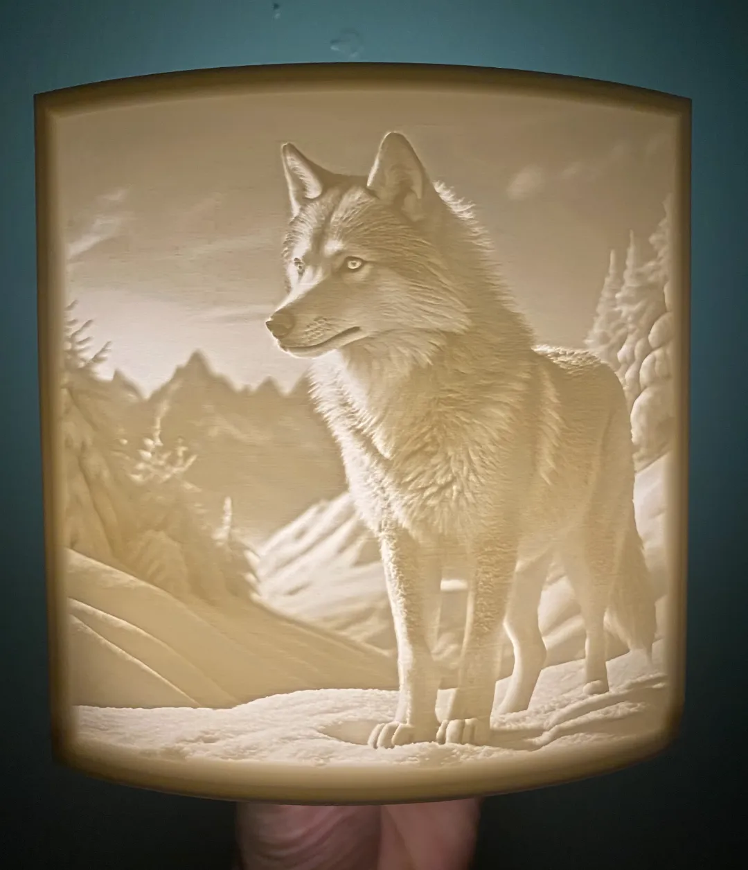wolf - Photo Art & Lithophanes, in stock in India