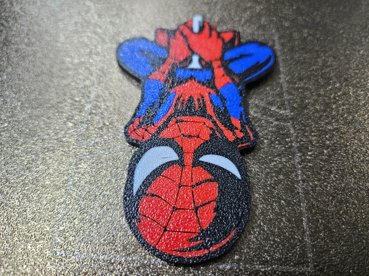 Hanging Spiderman Fridge Magnet, photo 3 of 3 - Hanging Spiderman Fridge Magnet Kitchen & Dining