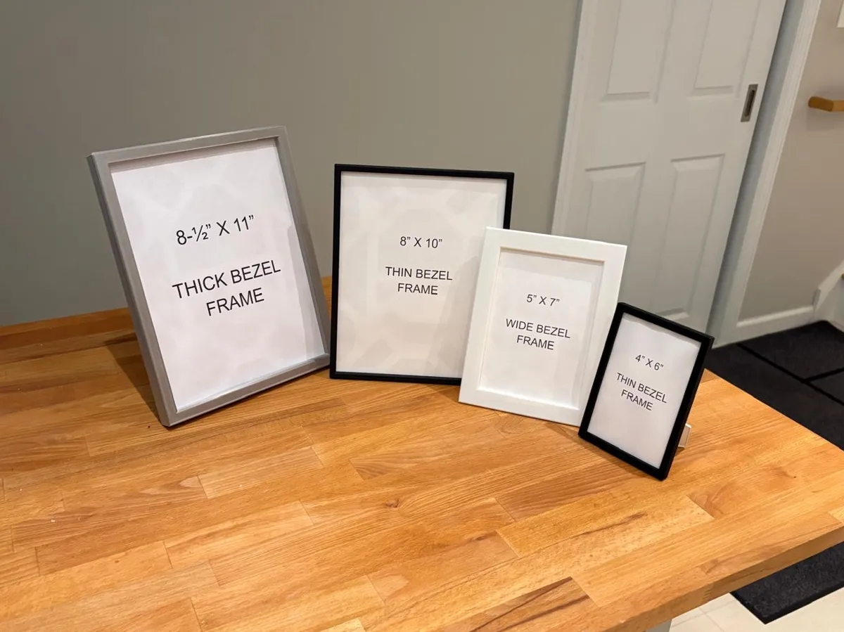 4x6, 5x7, 8x10, 8-1/2x11 & A4 Frames - Decor, in stock in India