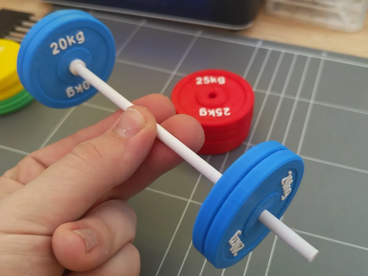 Model Gym Plates - track your PBs!!, photo 2 of 4 - Model Gym Plates - track your PBs!! Kitchen & Dining