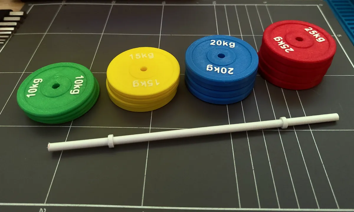 Model Gym Plates - track your PBs!!, photo 3 of 4 - Model Gym Plates - track your PBs!! Kitchen & Dining