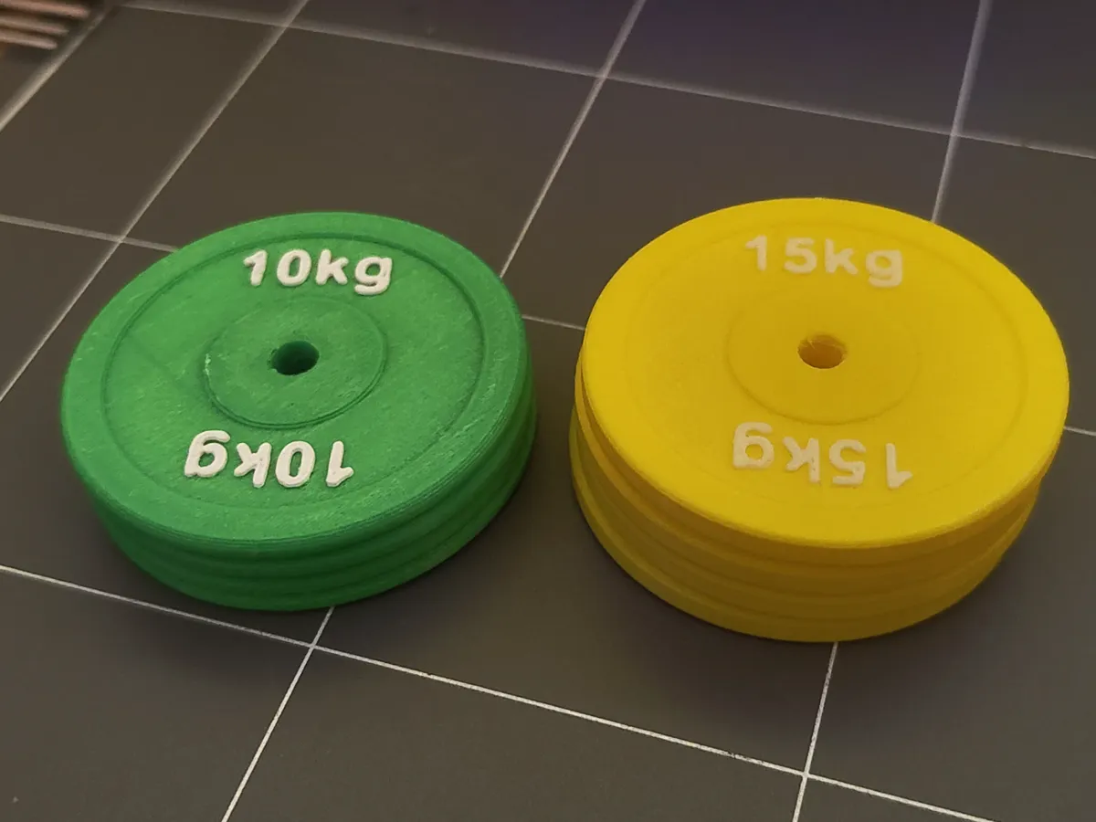 Model Gym Plates - track your PBs!!, photo 4 of 4 - Model Gym Plates - track your PBs!! Kitchen & Dining