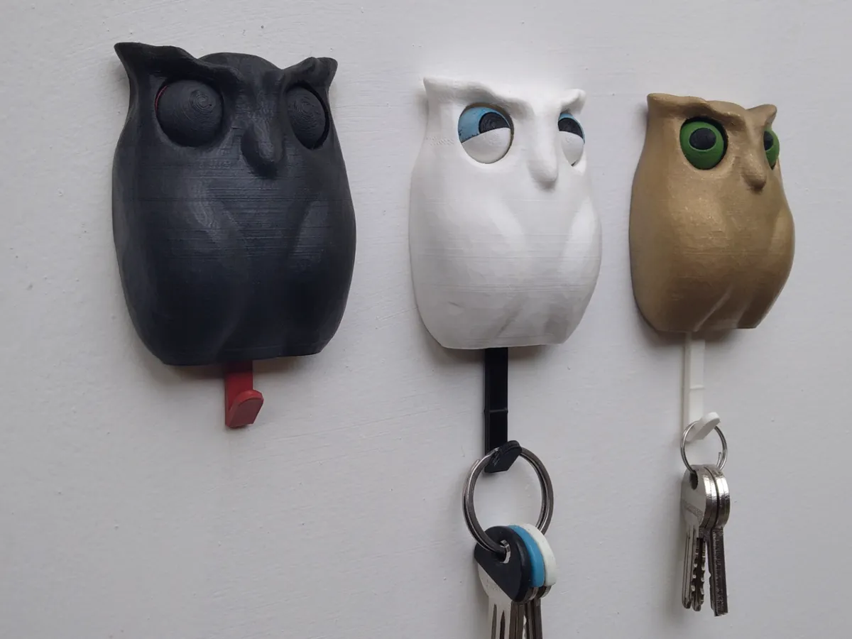 Magic Owl - Wall key holder - Character Key Holders, in stock