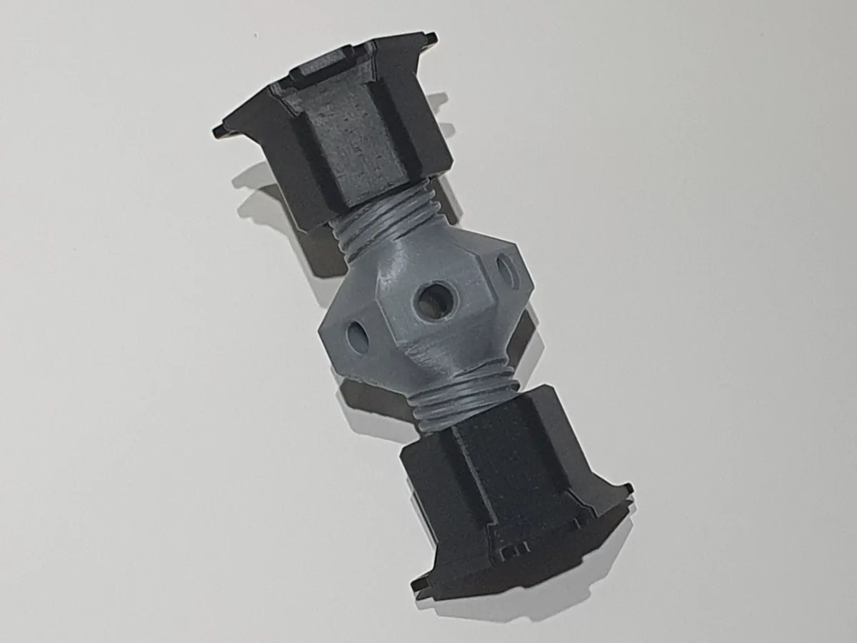 Height adjustable leg foot: Dual screw Heavy duty
