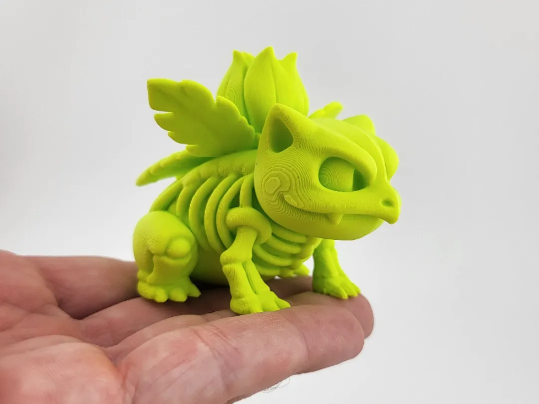 Ivysaur Pokemon Skeleton Stylized kawaii cute