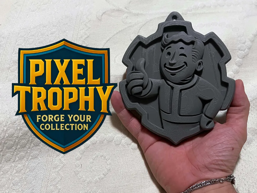 Vault Boy Bust Wall Trophy