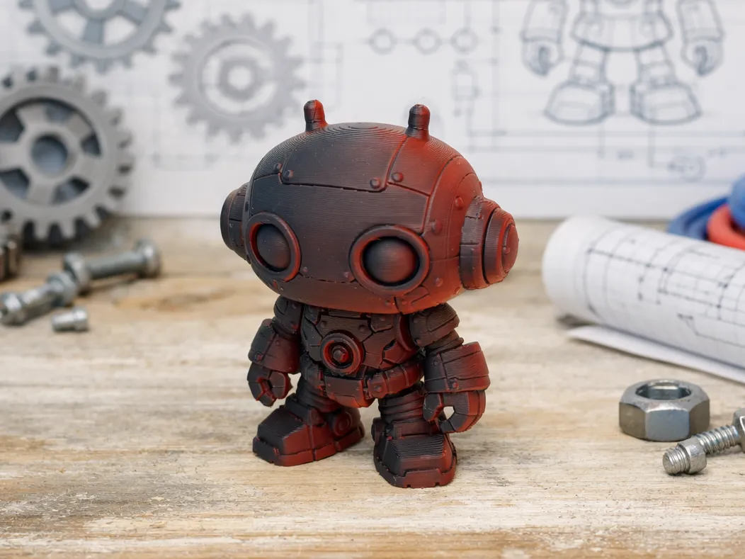 Chibi Mecha Bot Mini Wachroboter