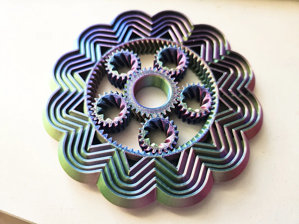 Planetary Gear Star Spinner, Sensory Fidget - Hand Spinners, in stock