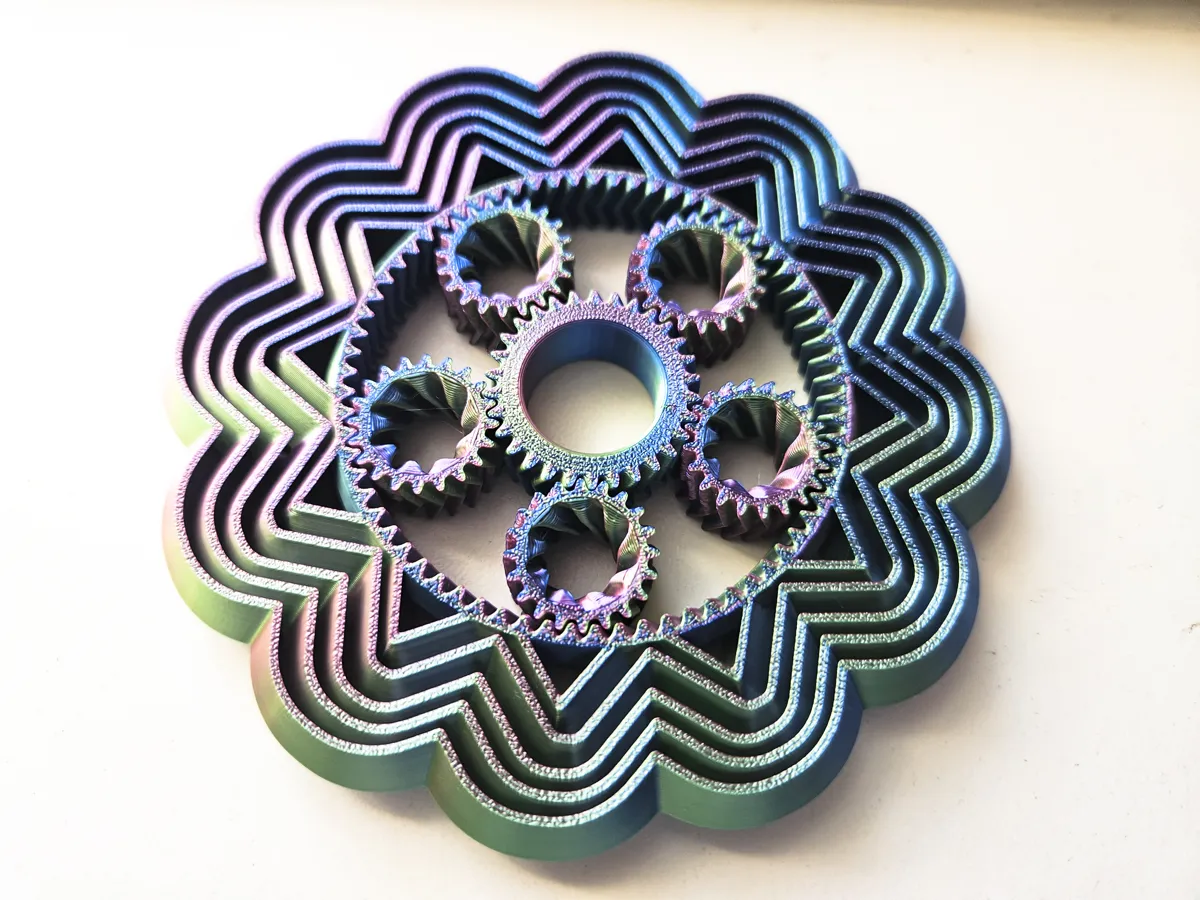 Planetary Gear Star Spinner, Sensory Fidget, photo 2 of 4 - Planetary Gear Star Spinner, Sensory Fidget Fidget & Sensory Toys