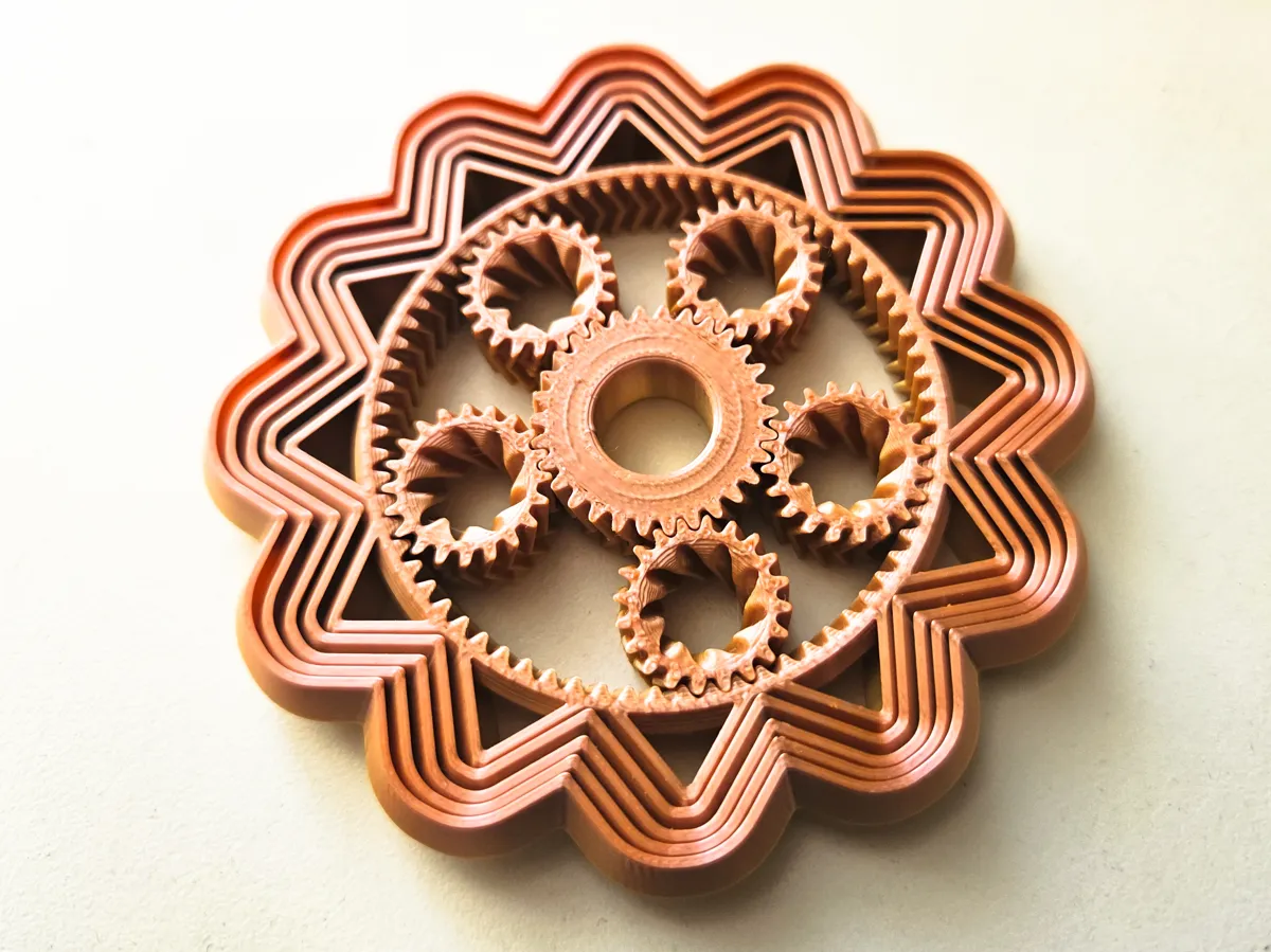 Planetary Gear Star Spinner, Sensory Fidget, photo 3 of 4 - Planetary Gear Star Spinner, Sensory Fidget Fidget & Sensory Toys
