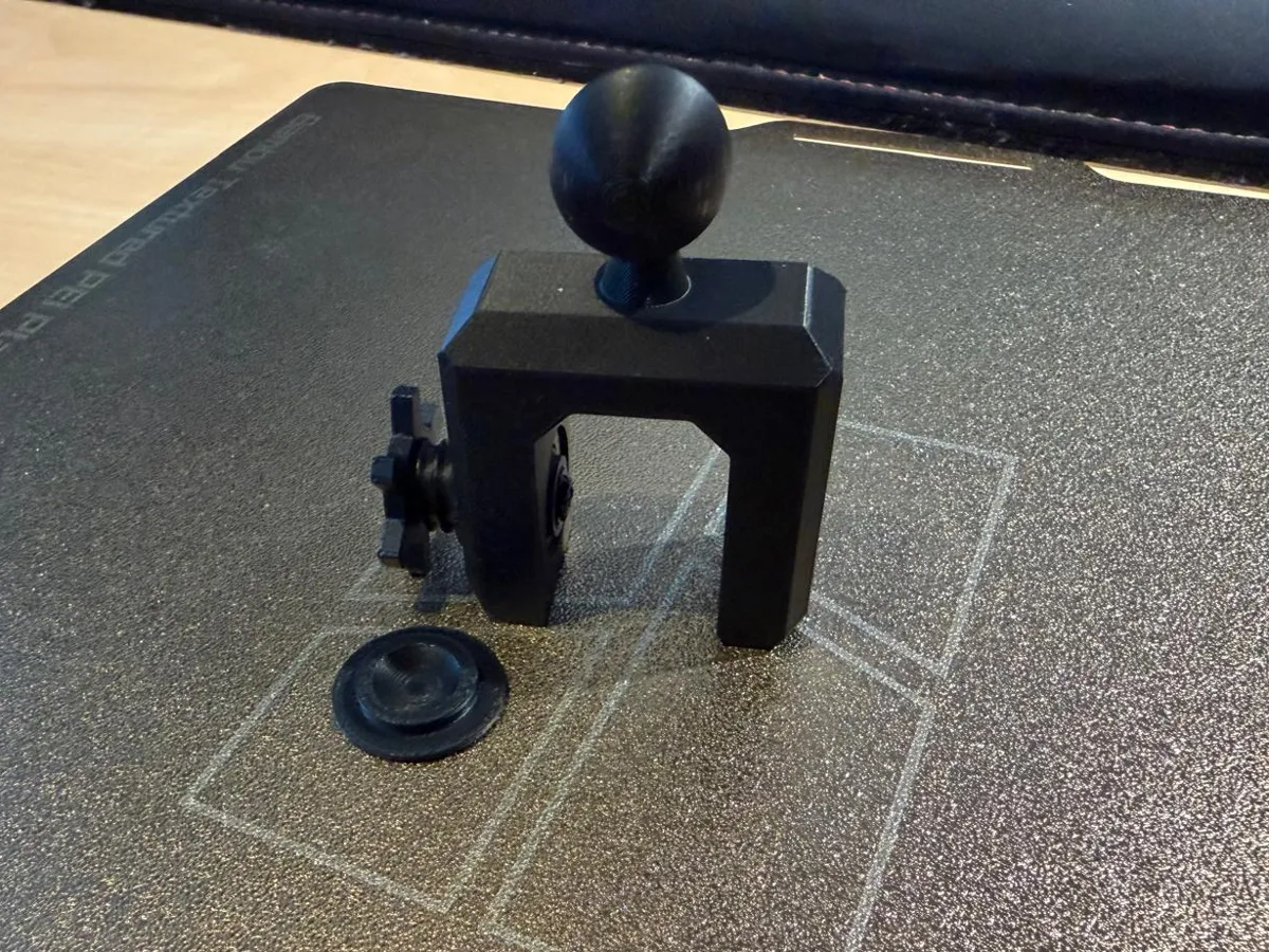 Car Ball Mount Clamp Base
