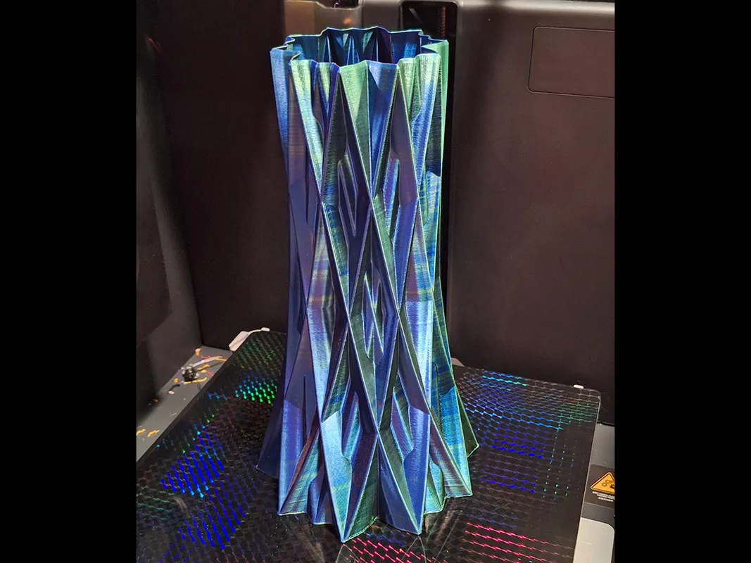 Geometric Tower Vase