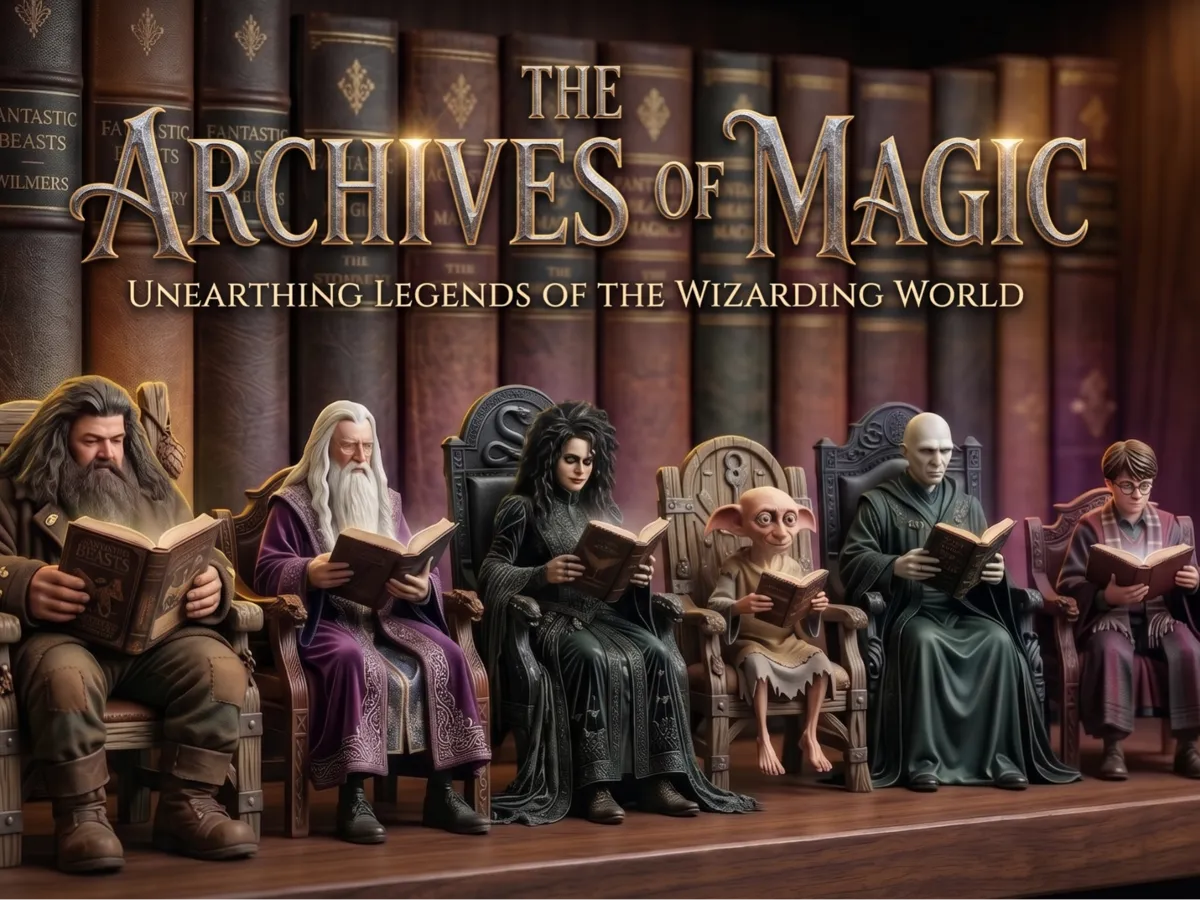 Wizard Reading Collection - Miniature Shelf Decor