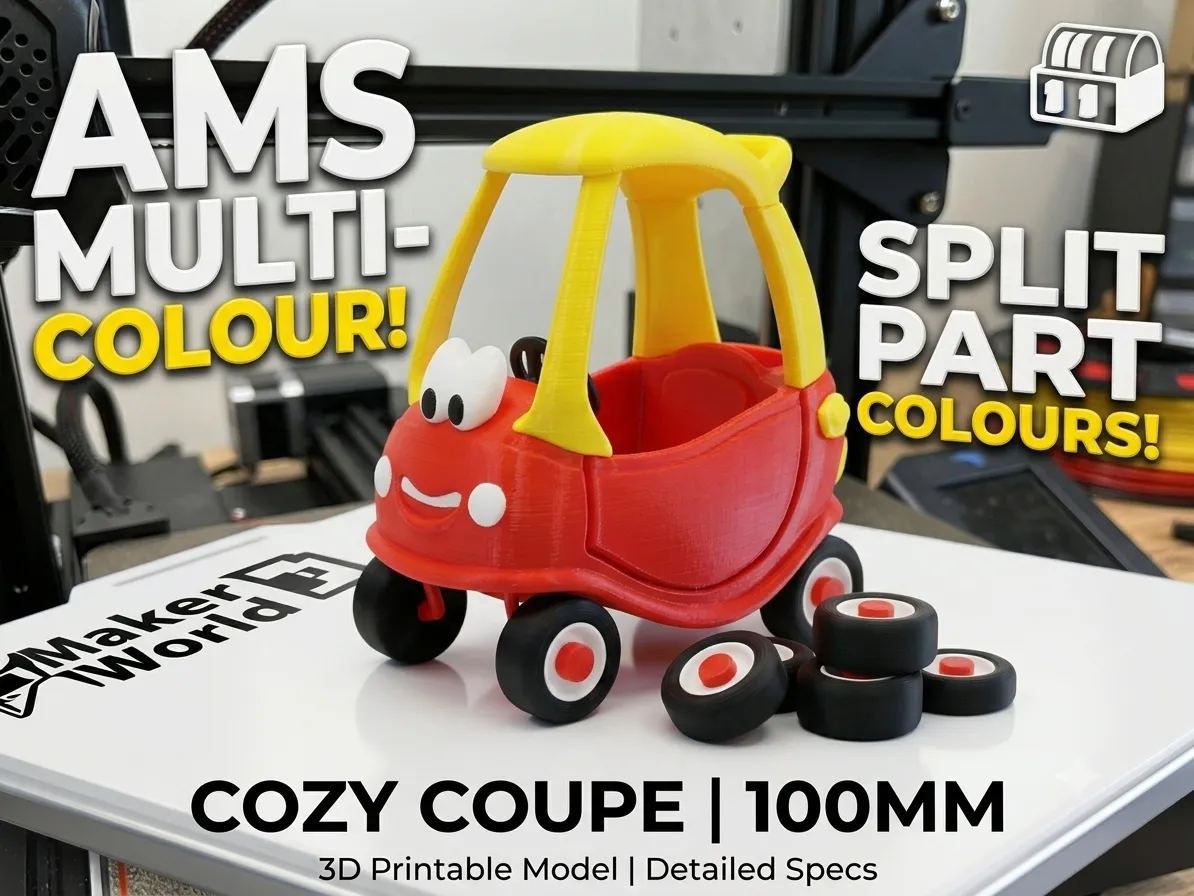 Cozy coupe toy car Colour & Split Part)