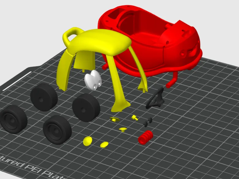 Cozy coupe toy car Colour & Split Part), photo 3 of 4 - Cozy coupe toy car Colour & Split Part) Kids & Baby