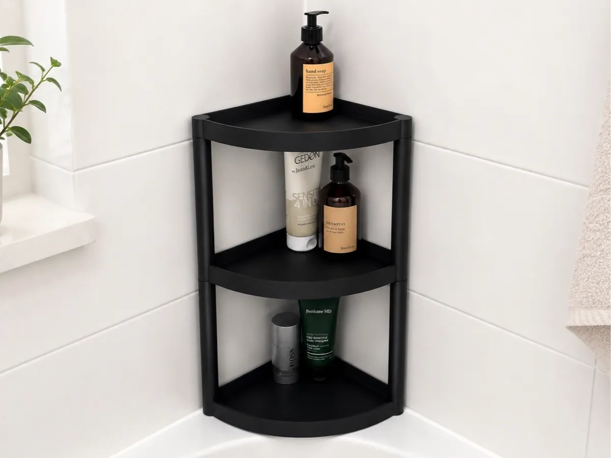 Stackable Modular Corner Shelf