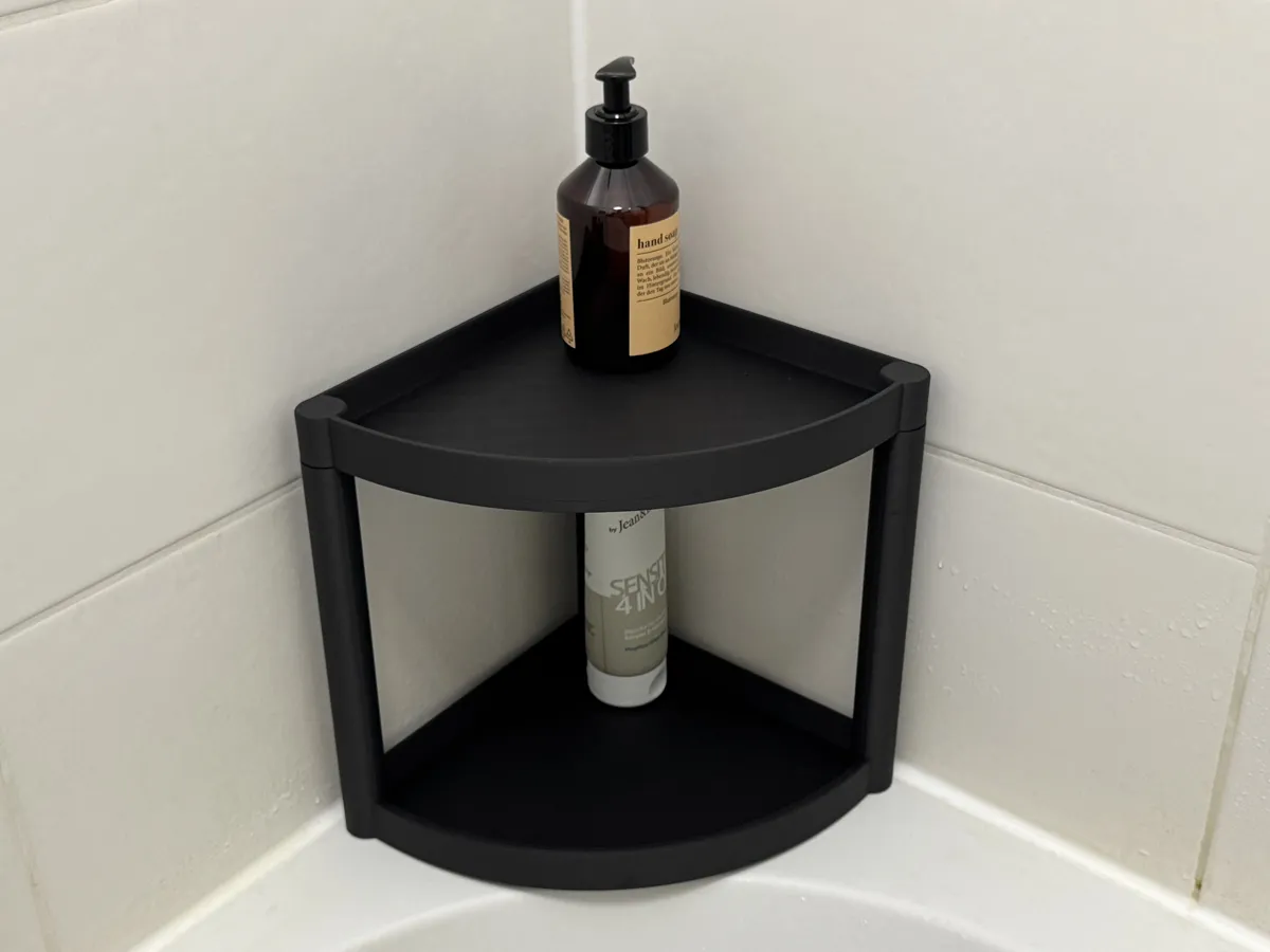 Stackable Modular Corner Shelf, photo 3 of 4 - Stackable Modular Corner Shelf Storage & Organisation