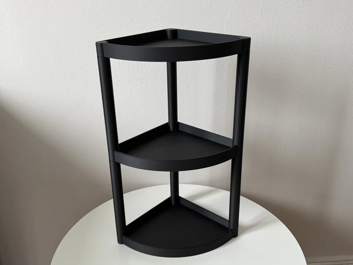 Stackable Modular Corner Shelf, photo 4 of 4 - Stackable Modular Corner Shelf Storage & Organisation