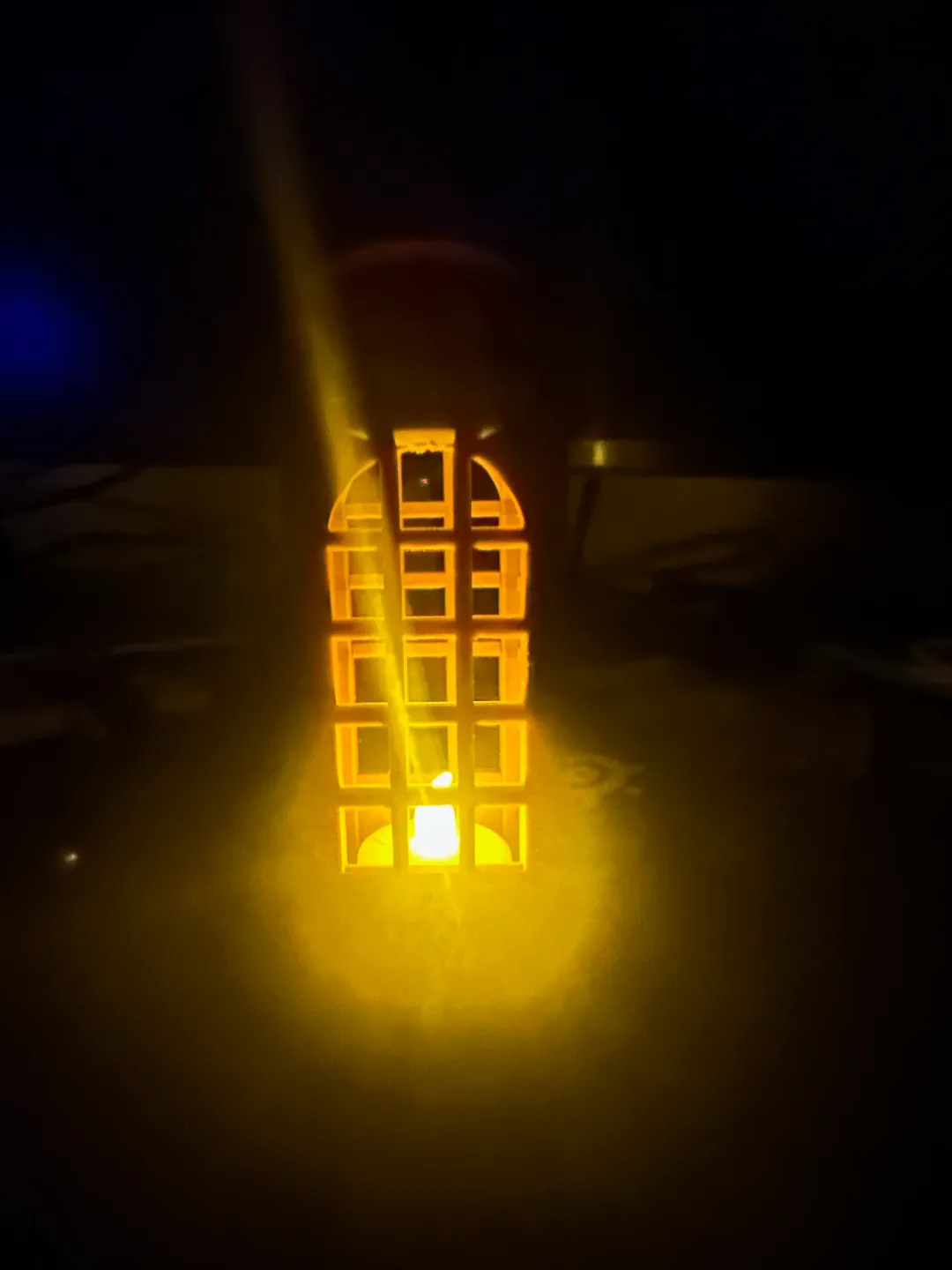 Telephone Booth Tea Candle Holder, photo 4 of 4 - Telephone Booth Tea Candle Holder Home Decor Items