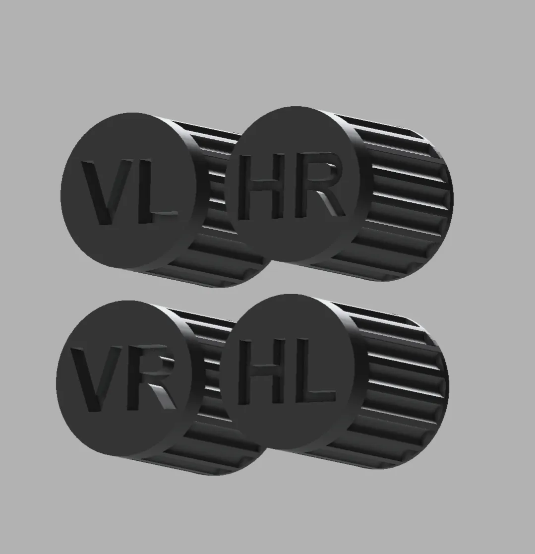 Tire valve caps set with 4 pieces and positioning marking for wheel change - Vehicles, in stock in India