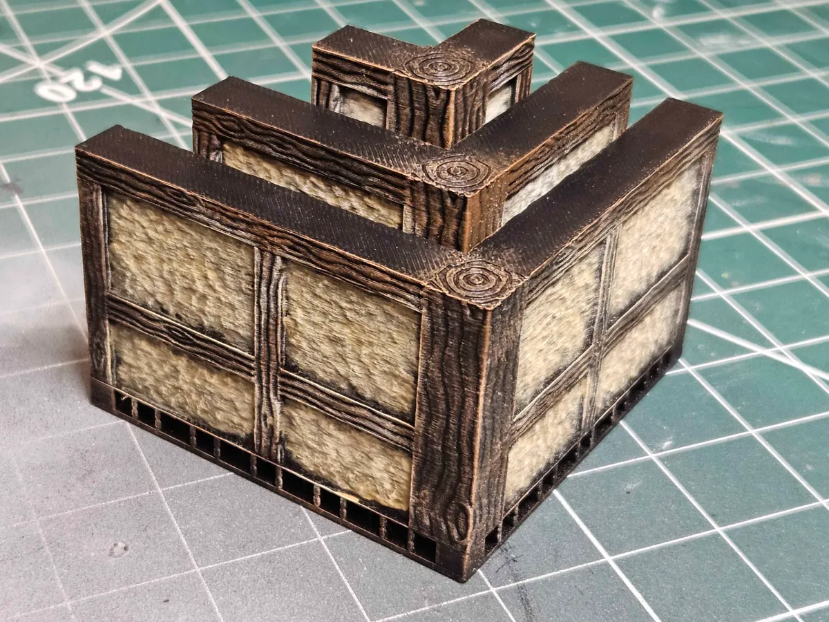 OpenForge Wooden Corner Tiles (Stucco), photo 2 of 3 - OpenForge Wooden Corner Tiles (Stucco) Toys & Games