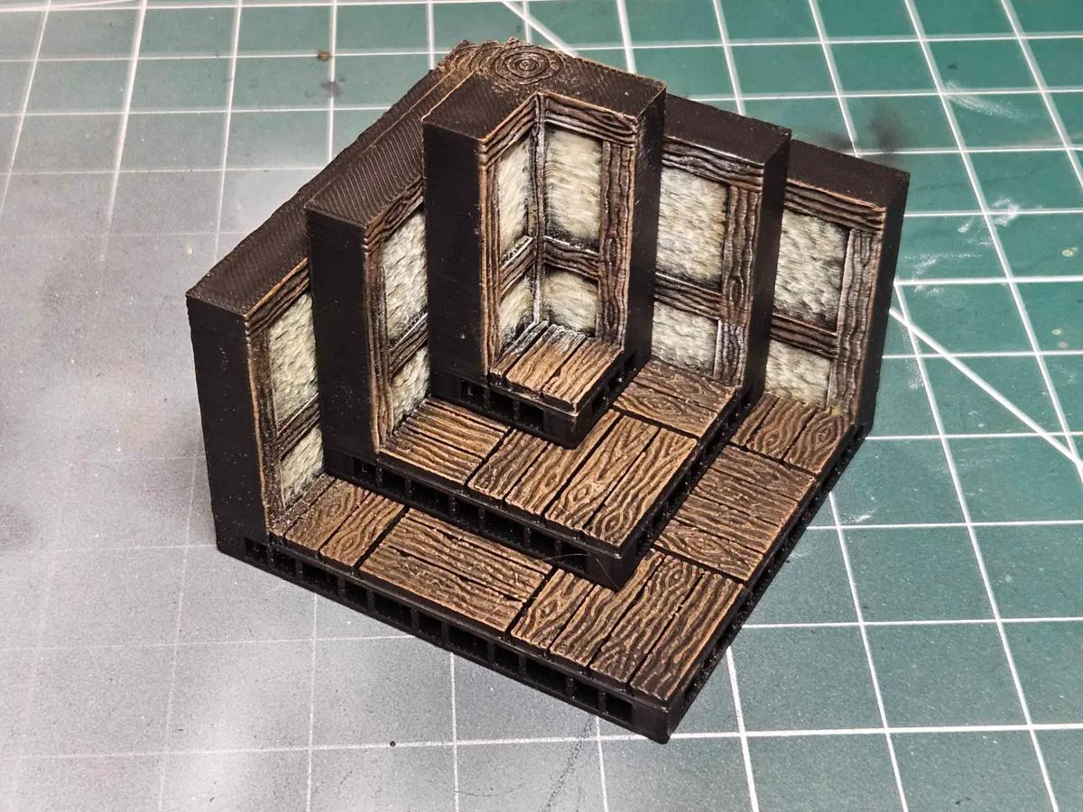 OpenForge Wooden Corner Tiles (Stucco), photo 3 of 3 - OpenForge Wooden Corner Tiles (Stucco) Toys & Games