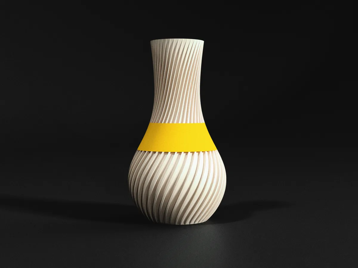 Spiral Vase With Accent Ring required - Decor, in stock in India