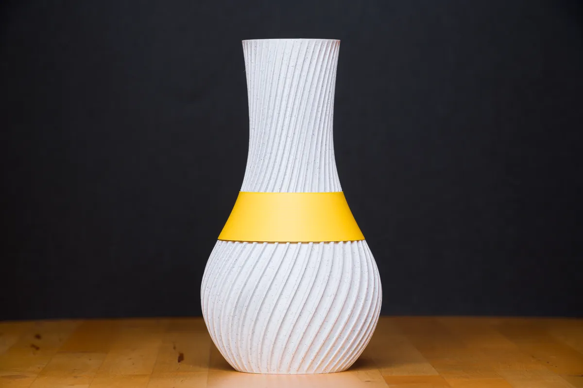 Spiral Vase With Accent Ring required, photo 2 of 4 - Spiral Vase With Accent Ring required Household