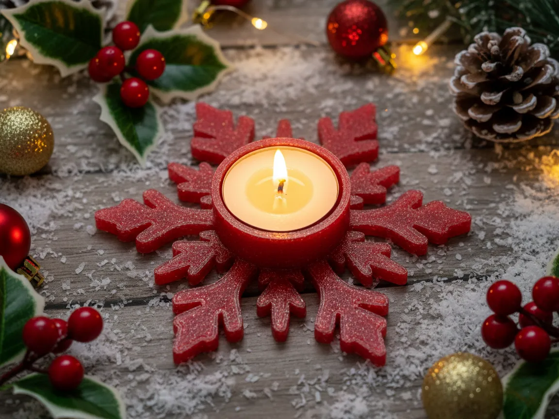 Porta candela natalizio - Candle Stands & Candlesticks, in stock in India
