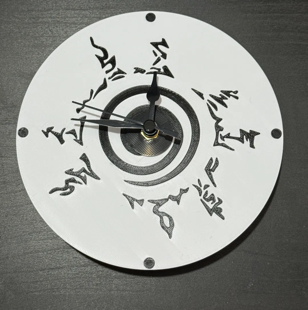 Naruto eight Trigram seal clock - Character & Novelty Clocks, in stock