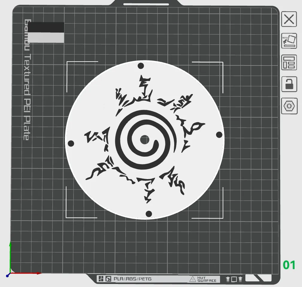 Naruto eight Trigram seal clock, photo 2 of 2 - Naruto eight Trigram seal clock Home Decor Items