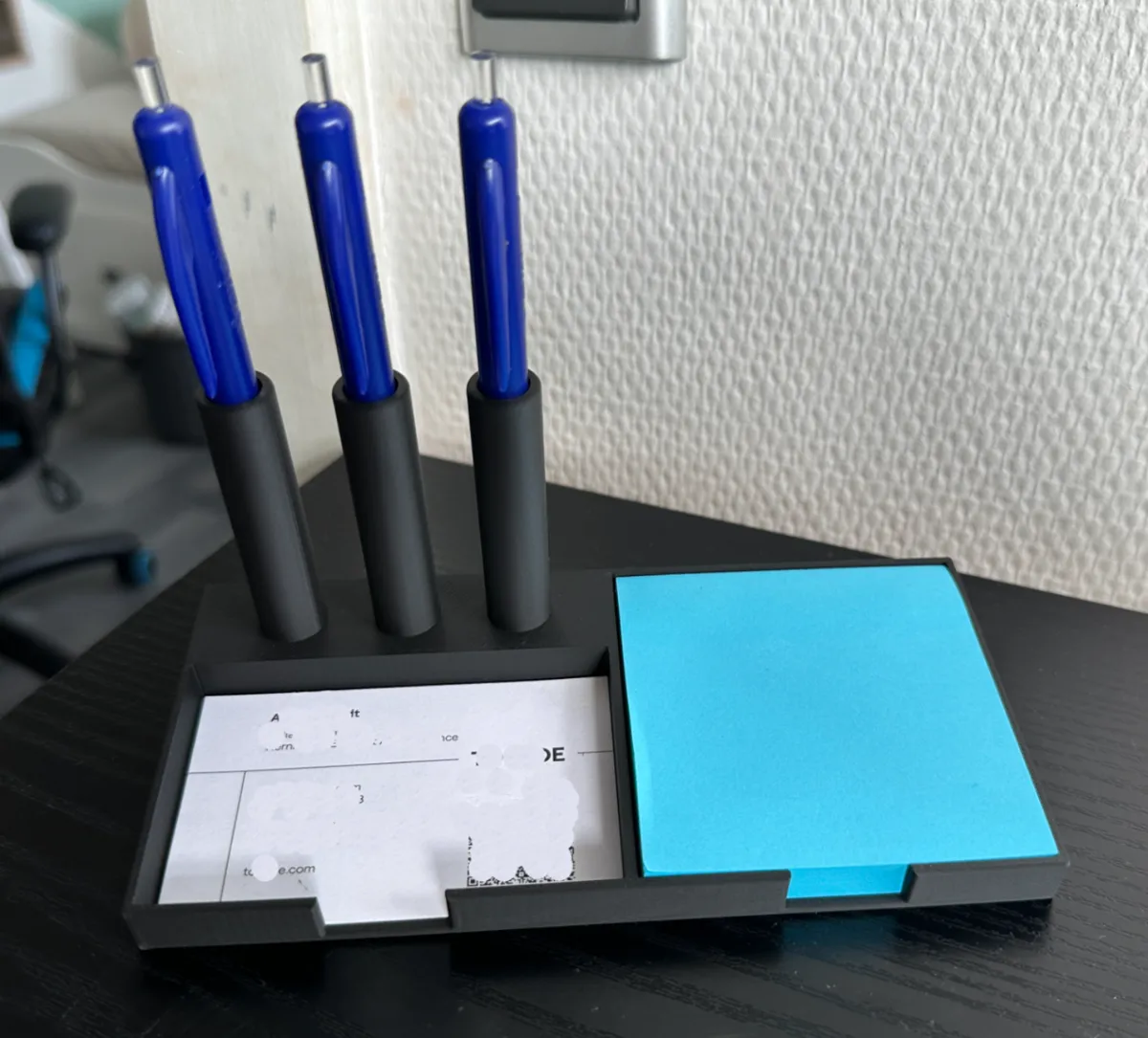Business Card, Pen & Post-it holder