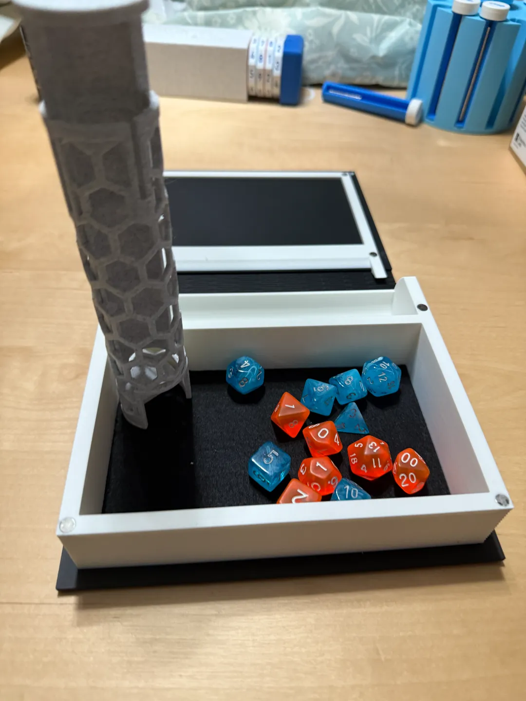 Spellbook Style TTRPG Box & Dice Tower/Tray, photo 3 of 4 - Spellbook Style TTRPG Box & Dice Tower/Tray Board Games & Tabletop