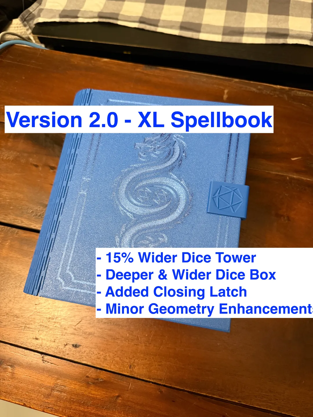 Spellbook Style TTRPG Box & Dice Tower/Tray, photo 4 of 4 - Spellbook Style TTRPG Box & Dice Tower/Tray Board Games & Tabletop