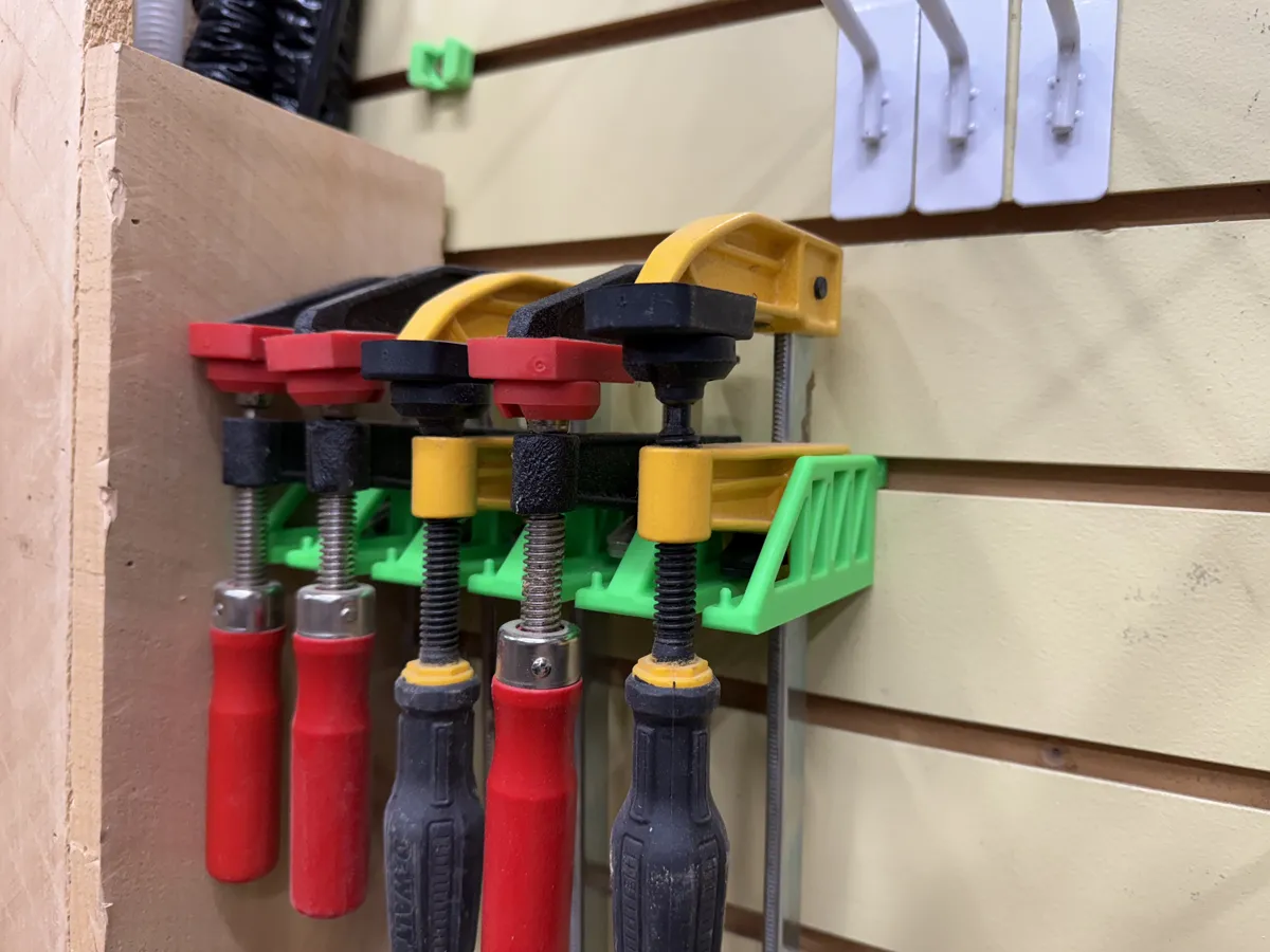 F Style Clamp SlatWall Storage - Light but STRONG, photo 4 of 4 - F Style Clamp SlatWall Storage - Light but STRONG Tools & Workshop