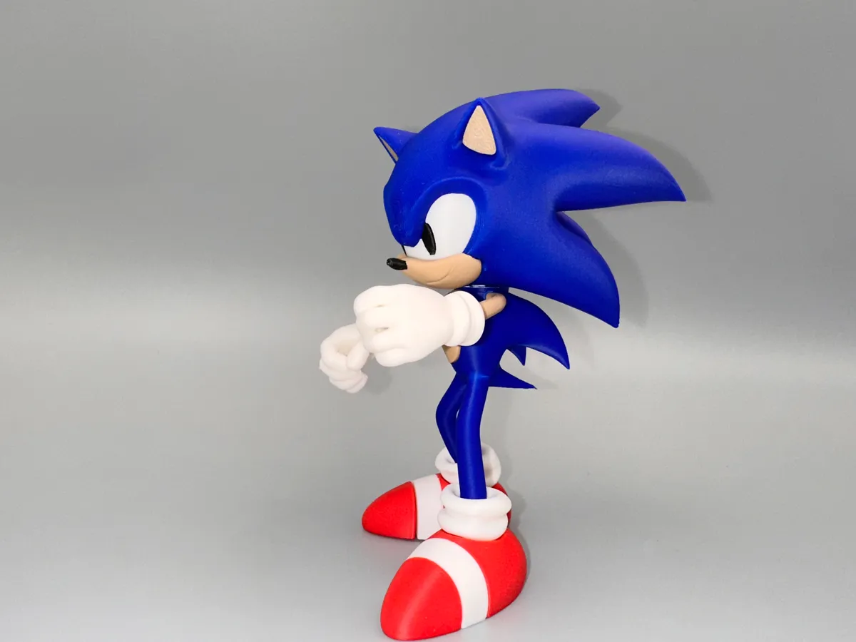 索尼克•音速小子 | 分色拼装 /胶水 | Sonic／ソニック, photo 3 of 4 - 索尼克•音速小子 | 分色拼装 /胶水 | Sonic／ソニック Figurines & Collectibles