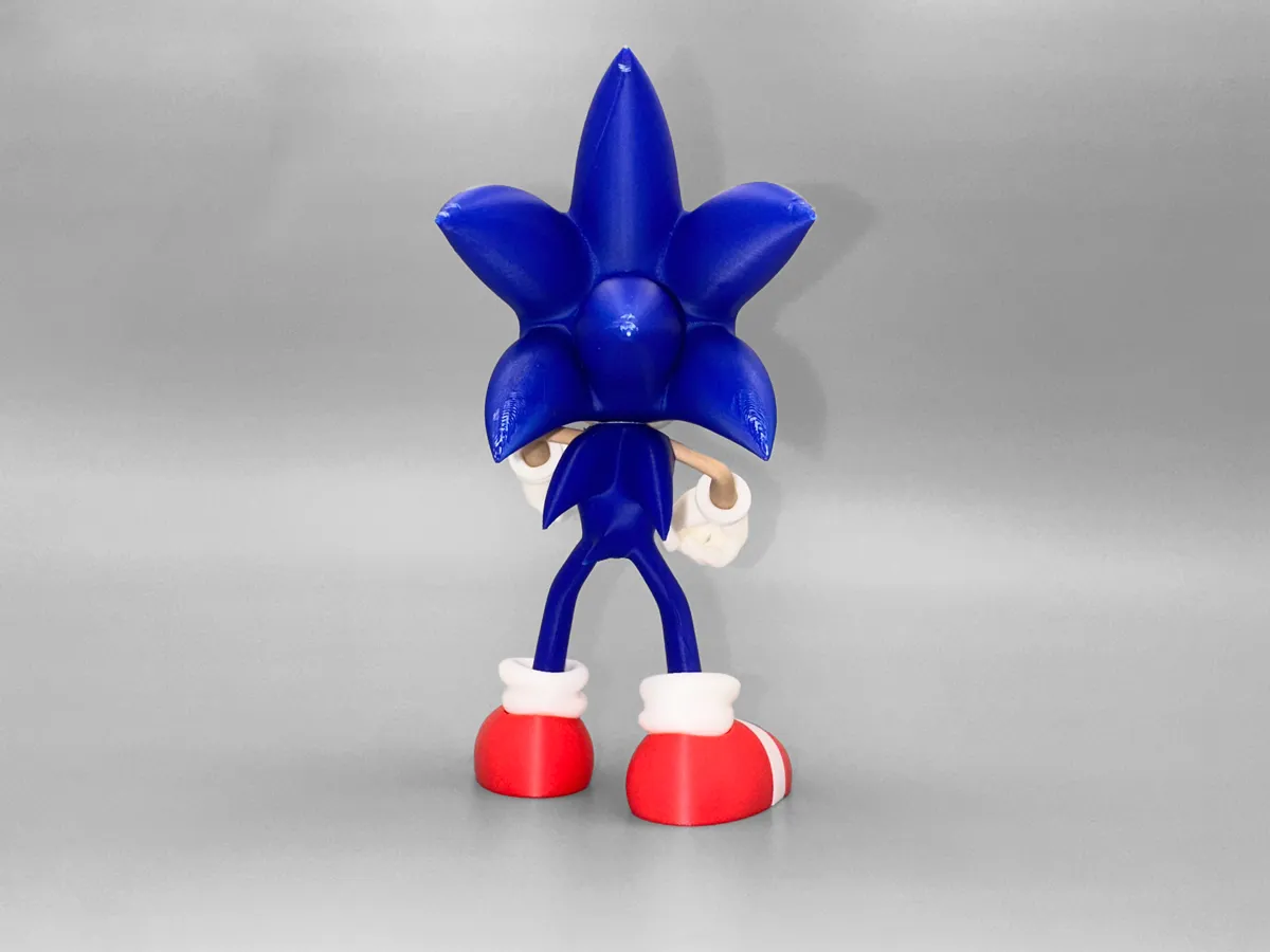 索尼克•音速小子 | 分色拼装 /胶水 | Sonic／ソニック, photo 4 of 4 - 索尼克•音速小子 | 分色拼装 /胶水 | Sonic／ソニック Figurines & Collectibles