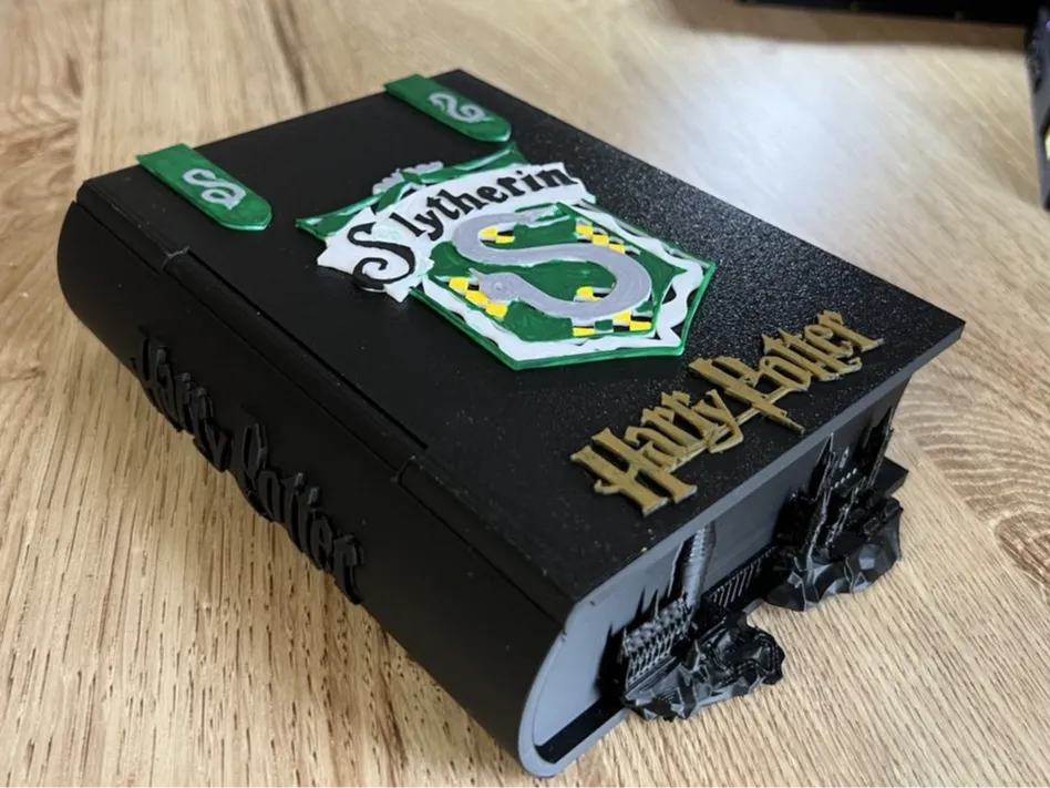 Caja-Libro Harry Potter Slytherin