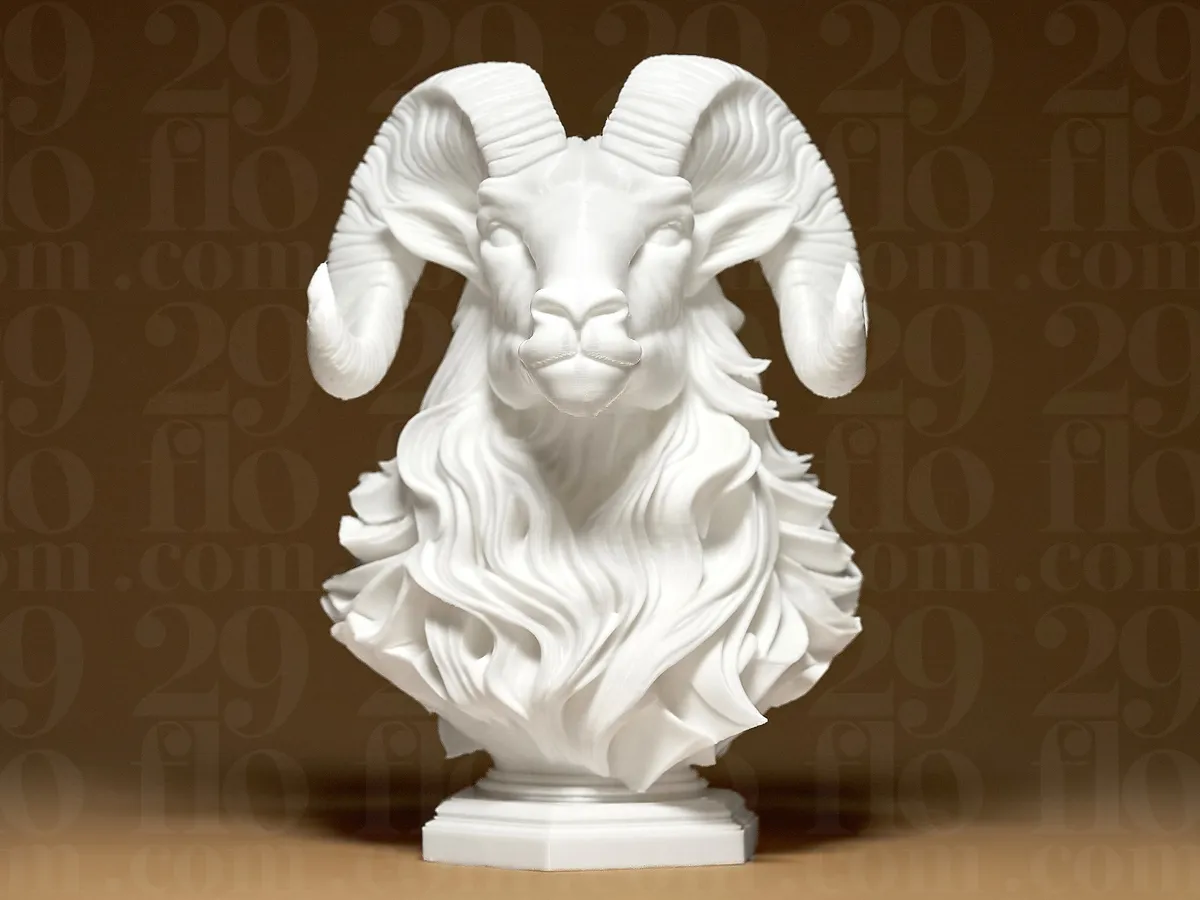 Elegant RAM Sculpture, photo 3 of 4 - Elegant RAM Sculpture Home Decor Items