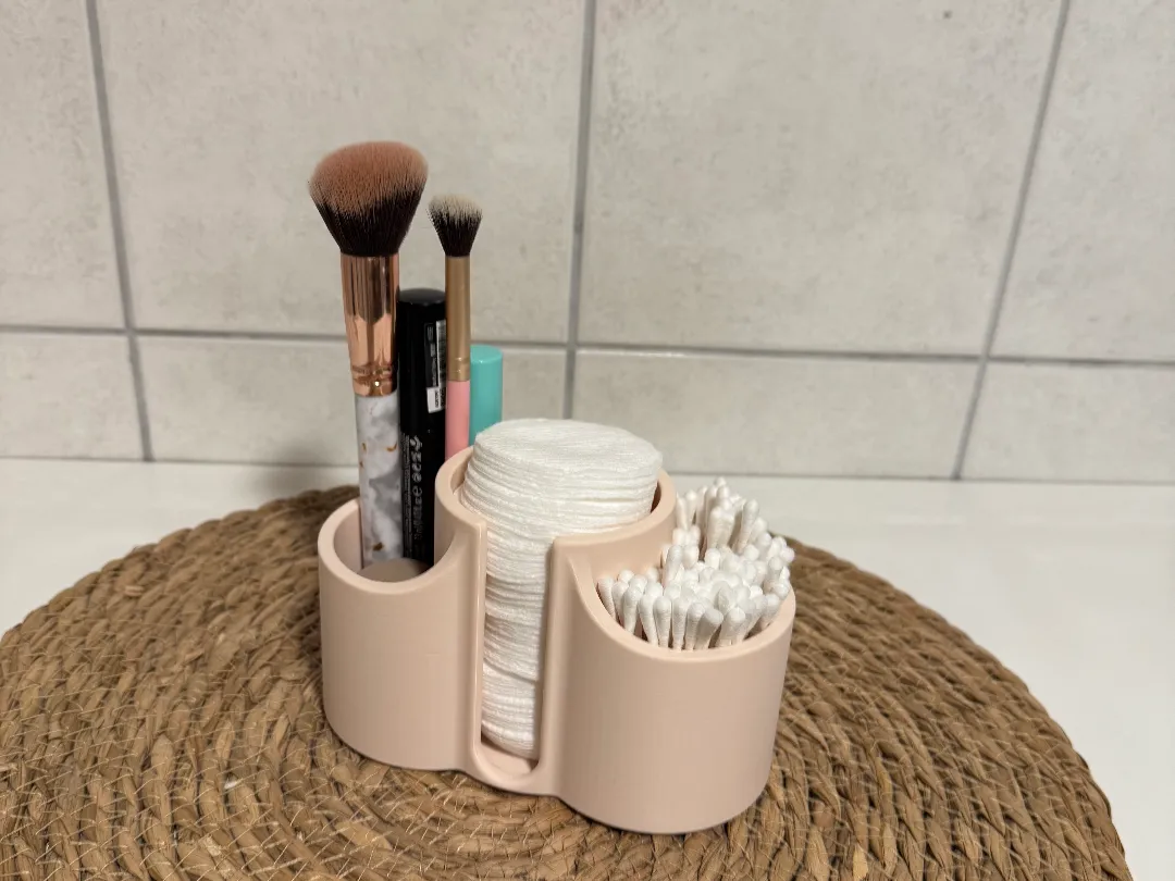Washing Pads & Q-Tip Holder, Bathroom Organizer