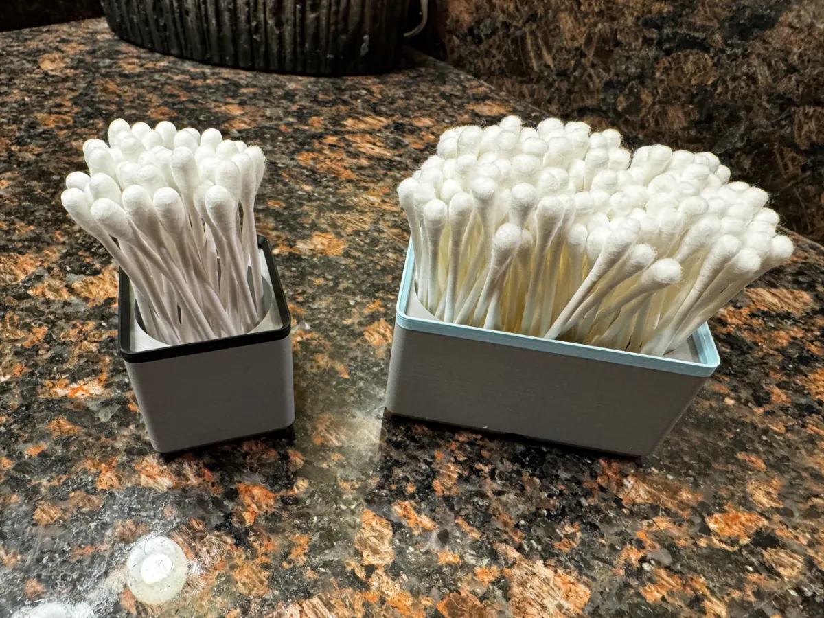 Gridfinity Bathroom Organizer - Q-Tip Bin