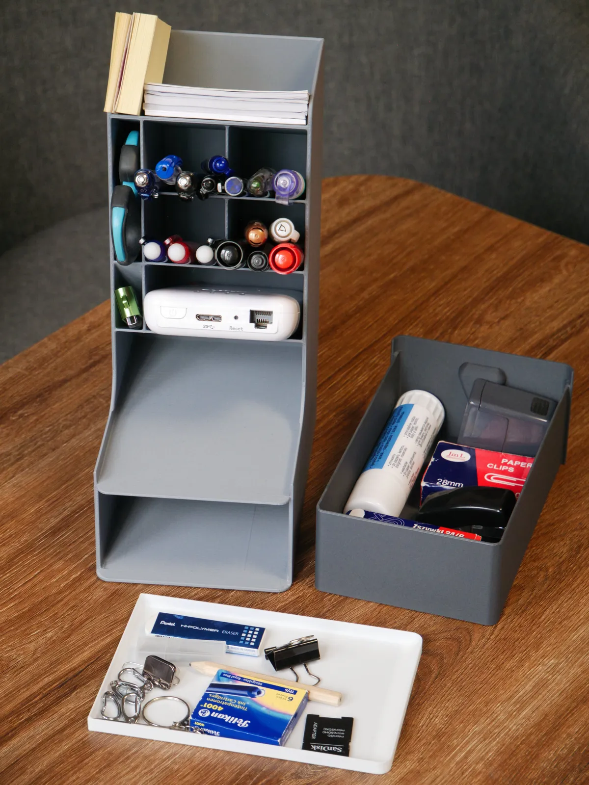 Desk organizer with drawer, photo 3 of 4 - Desk organizer with drawer Desk & Office