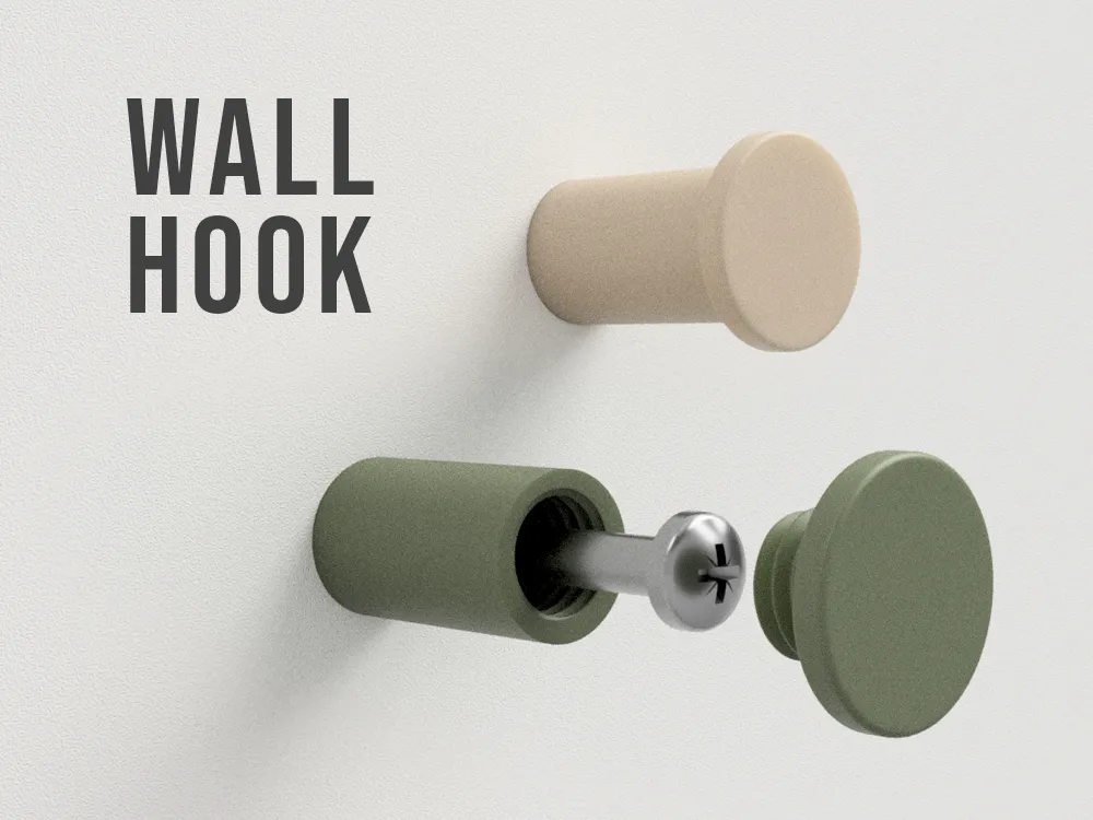 Wall Hook - Invisible Mounting